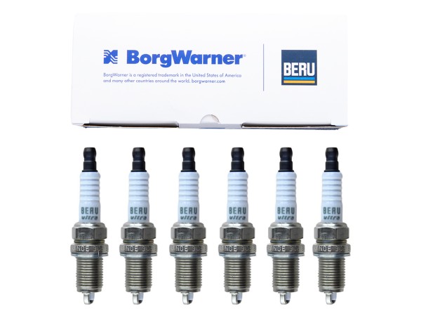 6x spark plug for Porsche Boxster 986 2.5 -'99
