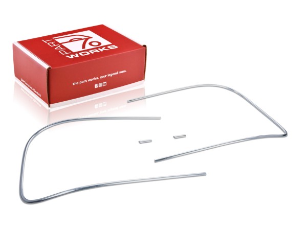 Janela traseira da estrutura decorativa para Porsche 356 A B T5 Coupé Conjunto