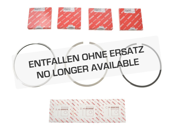 4x anneaux de piston pour Porsche 924S 944 2,5 928 S4 5.0 Anneau de décapage d'huile Set Mahle