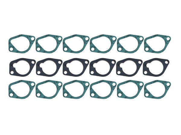 6x Puente de admisión de brida intermedia para Porsche 911 3.2 Carrera + Sellos