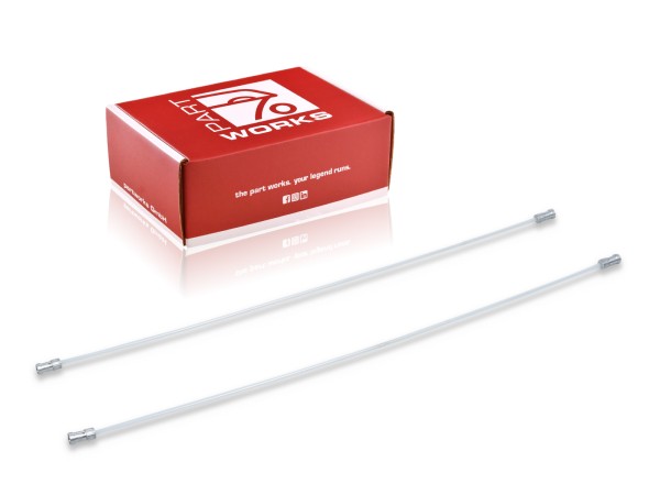2x verwarmingsklepkabel voor PORSCHE 911 F G -'74 930 912 geleiders + trekdraad SET
