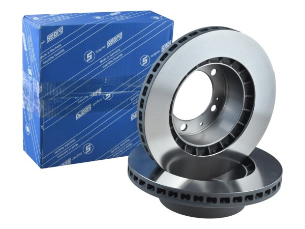 2x brake discs for Porsche 964 Carrera at the front