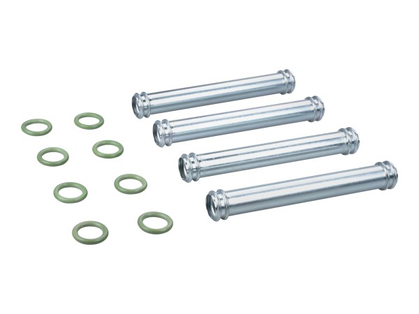 4x tubo di ritorno dell'olio per Porsche 911 F G 930 964 993 TUBI OLIO ONE -Piece + guarnizioni