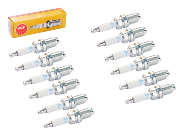 12x spark plug for PORSCHE 964 993 Carrera NGK