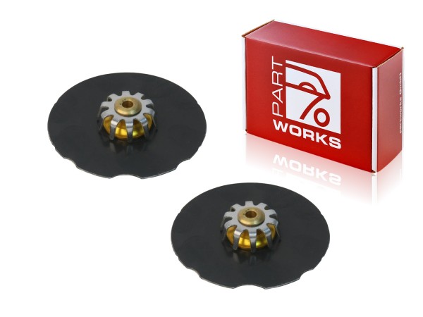 2x Folha de amortecimento para Porsche 996 997 Carrera 986 Boxster 987 Cayman traseiro 30mm 30mm