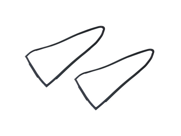 2x seal side window for Porsche 911 f/g -'76 coupe at the back l = r