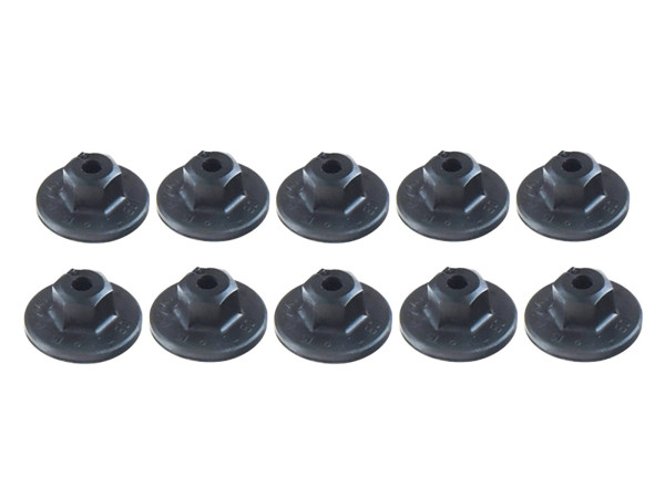 10x dadi di plastica sottoscocca per Porsche 964 993 996 986 997 Schwecker