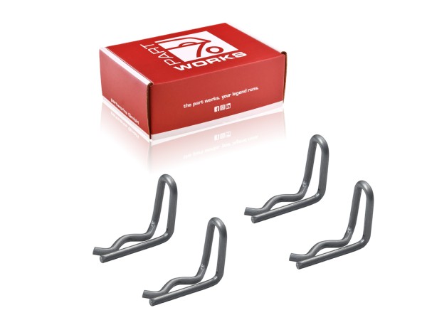 4x pastillas de freno con pasadores divididos para PORSCHE 356 C 911 F 914 928 pinza de freno con pasadores divididos