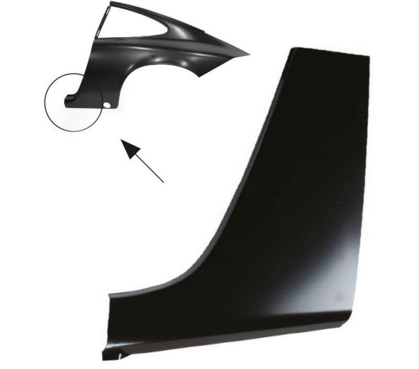 Repair panel side panel for PORSCHE 911 F/G sill/fender REAR LEFT