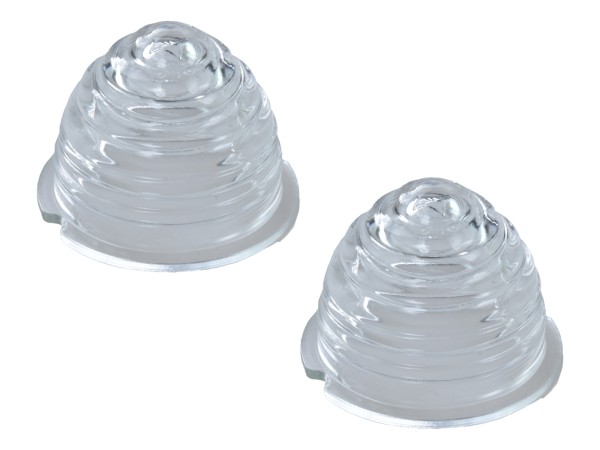 Dancer Glass per Porsche 365 High White Real Glass L+R
