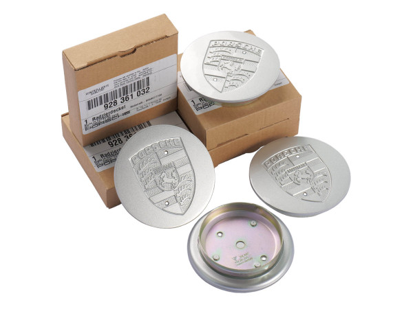 Copertura da sera della bici 4x Porsche originale 911 G 964 924 928 Metal Silver Metallic