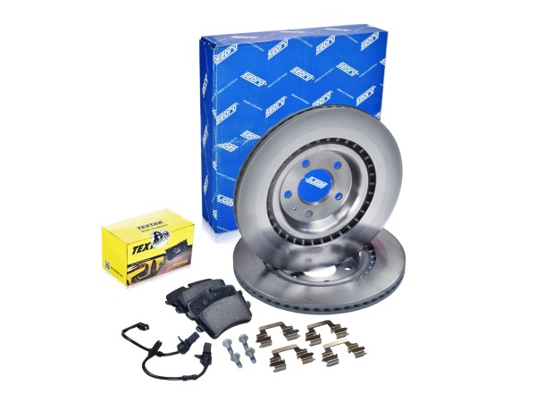 Dischi freno + pastiglie freno + settimana per Porsche 95b 211ps 340ps dietro