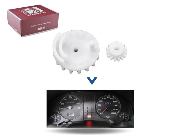 Tacho gears for Audi 80 B4 combination instrument Tacho repair E15 + 16-K set
