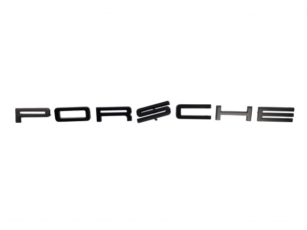 Lettering original Porsche 911 f '72 -'73 "Porsche" black