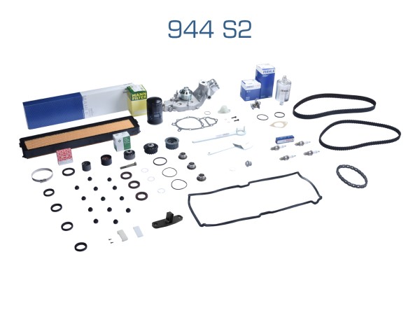 Kit ispezione pompa acqua + cinghia distribuzione + filtro per PORSCHE 944 S2