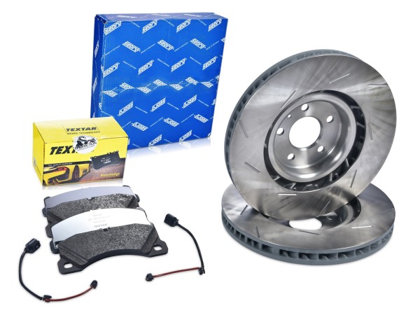 Discos de freio + pastilhas de freio + semana para Porsche Macan 95b 3.0 s 354ps Front