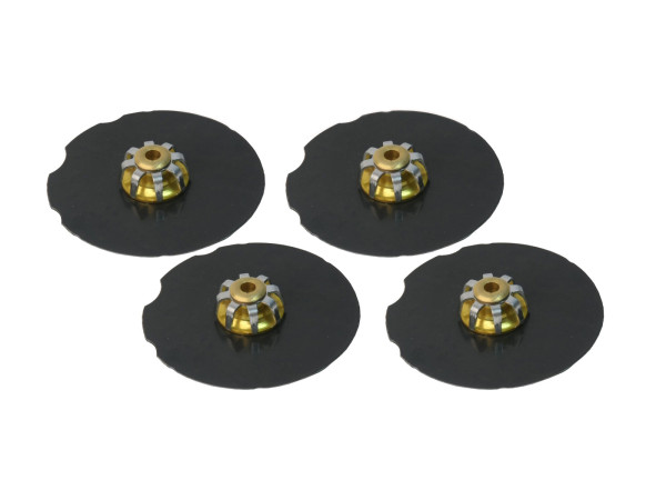 4x Dämpfungsblech für PORSCHE 964 Carrera 993 968 928 S4 GTS 944 S2 HINTEN 28mm