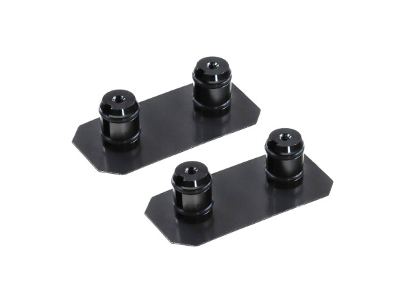 2x Placa amortiguadora para PORSCHE Panamera 970 4.8 Hybrid 3.0 PINZA DE FRENO TRASERO