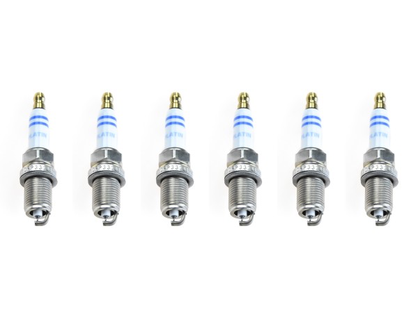 6x spark plug for Porsche 997 Turbo to -'09 Cayenne 4.5 Turbo