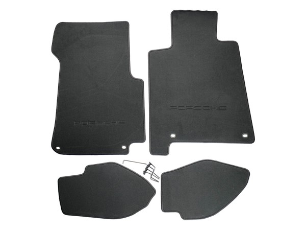 Foot mats Original Porsche 928 S4 GT GTS black