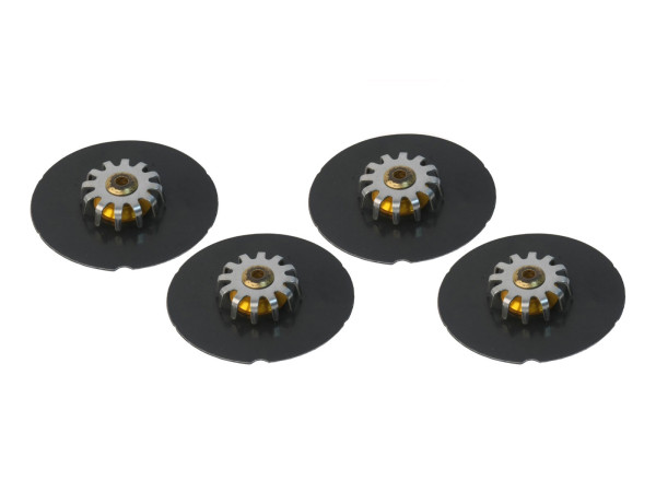 4x dempingsplaat voor PORSCHE 928 964 Carrera Turbo 993 944 S2 968 VOOR 36mm