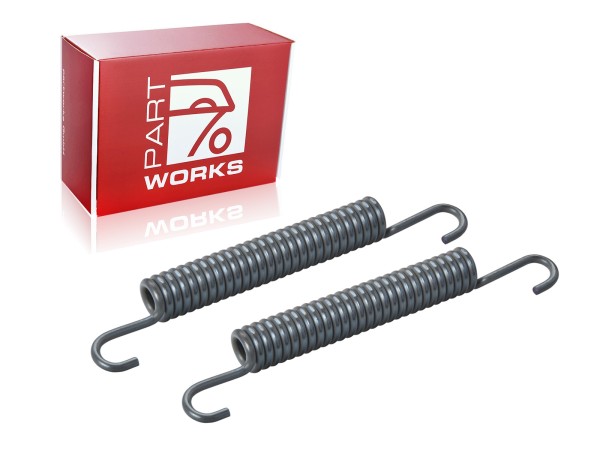 2x veren remwangen voor Porsche 356 911 944 986 928 964 HANDBREK