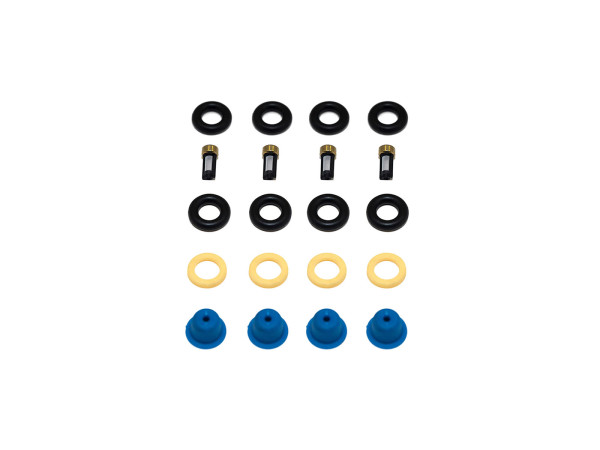 4x de vedação conjunto para Porsche 944 2,5 a -'85 Bocos de injeção Seals + filtros