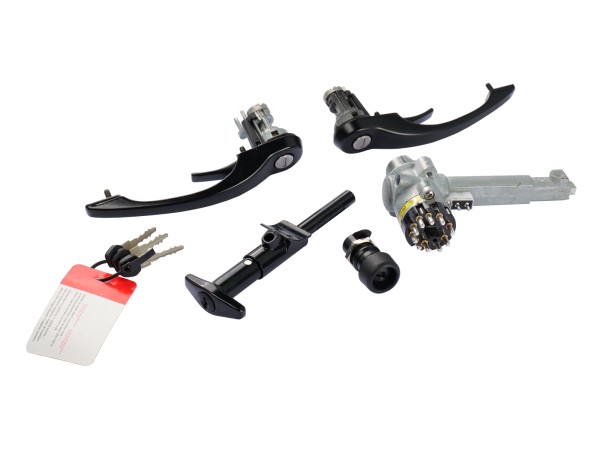 Lock rate original Porsche 911 g 930 ignition lock door handles black