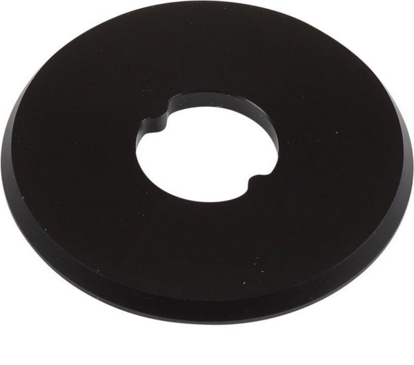1x placa porta cerradura de encendido para PORSCHE 911 F 912 '65-'68 NEGRO