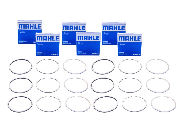 6x piston rings for PORSCHE 911 2.4 T-K 140PS oil scraper ring set